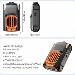 Vehicle LED Rodent Control Device
